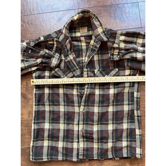 Vintage 1920-30s Jc Penny Sportclad 100% Wool Flannl READ BELOW - Picture 5 of 10